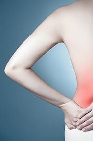 A hát alsó részén állandó fájdalom az osteochondrosis második stádiuma